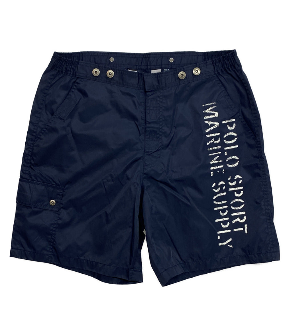 POLO SPORTS ショートパンツ オールド ナイロン ステンシル メンズ SIZE L ポロスポーツ