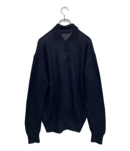 美品 AURALEE カーディガン BABY SURI ALPACA SHEER KNIT CARDIGAN A24AC01AK メンズ SIZE 3 オーラリー