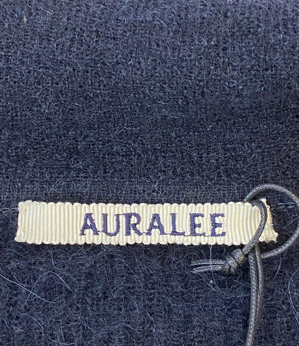 美品 AURALEE カーディガン BABY SURI ALPACA SHEER KNIT CARDIGAN A24AC01AK メンズ SIZE 3 オーラリー