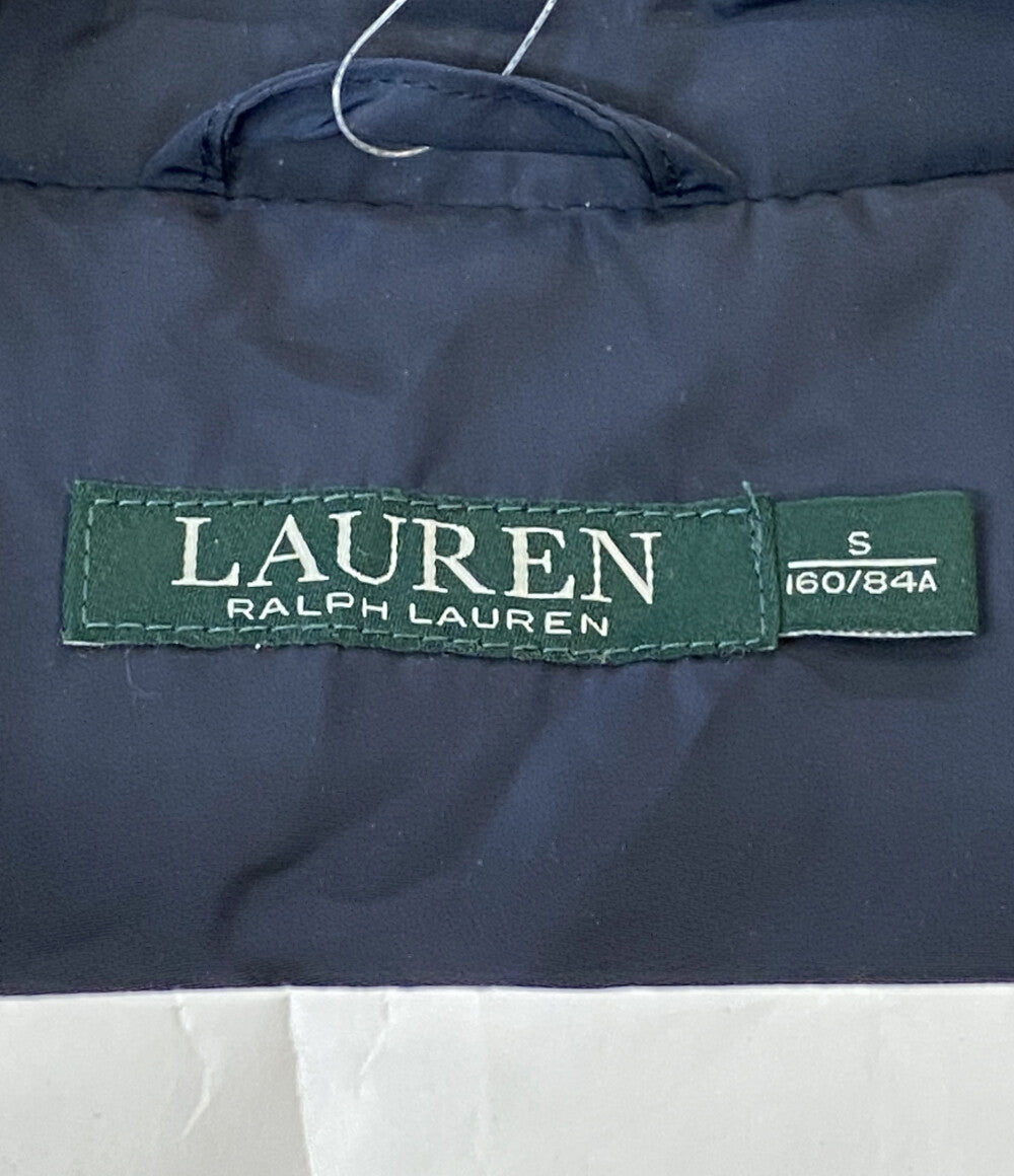 POLO RALPH LAUREN コート ポリエステル ネイビー 袖ゴムロゴ レディース SIZE S ポロ・ラルフローレン