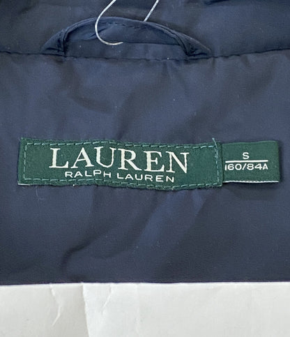 POLO RALPH LAUREN コート ポリエステル ネイビー 袖ゴムロゴ レディース SIZE S ポロ・ラルフローレン