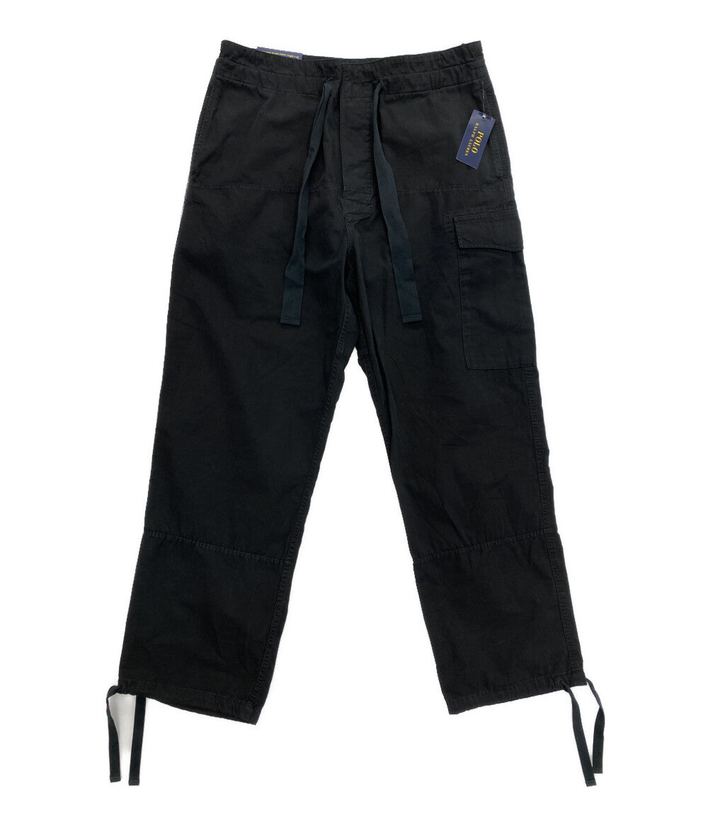 美品 POLO RALPH LAUREN カーゴパンツ Beachcomber リラックス キャンバス カーゴ BLK メンズ SIZE L ポロ・ラルフローレン