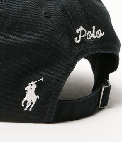 美品 POLO RALPH LAUREN ドッグ エンブロイダリー キャップ BLK メンズ SIZE O/S ポロ・ラルフローレン
