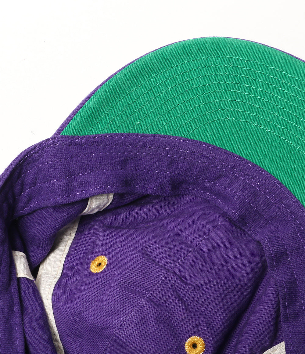 POLO RALPH LAUREN シャモア レター ボール キャップ パープル×イエロー メンズ SIZE O/S ポロ・ラルフローレン