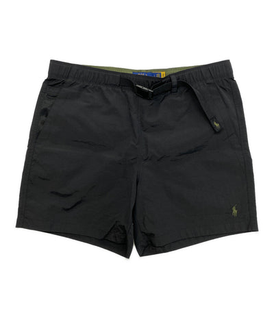 美品 POLO RALPH LAUREN ショートパンツ ナイロン ブラック PERFORMANCE ウェビングベルト メンズ SIZE L ポロ・ラルフローレン