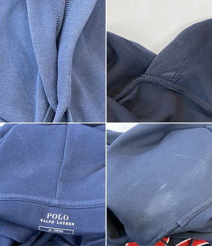 RALPH LAUREN パーカー ネイビー フロントロゴ メンズ SIZE M ラルフローレン