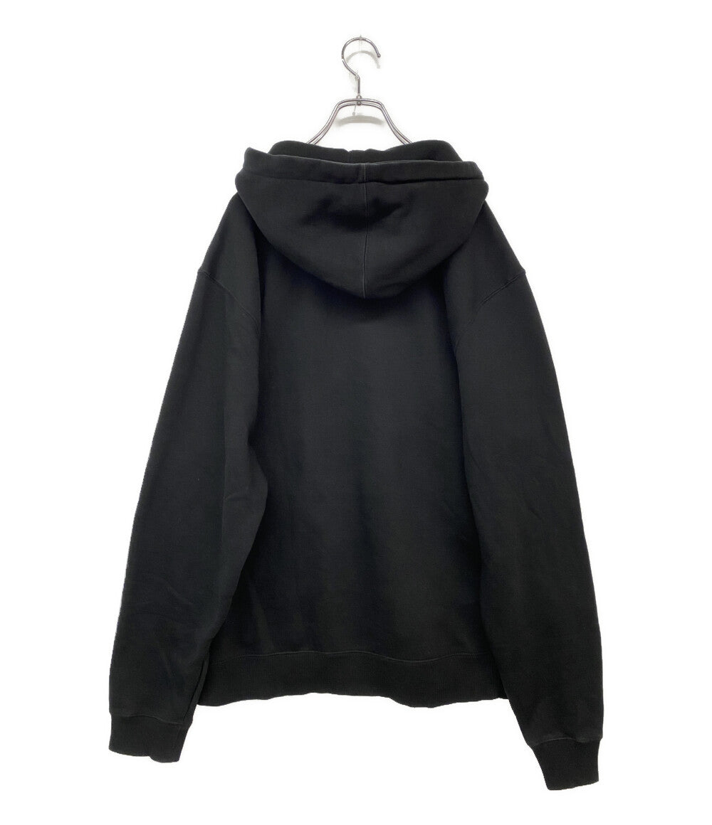 STUSSY パーカー フラワー刺繍 ブラック size:XL メンズ SIZE XL ステューシー