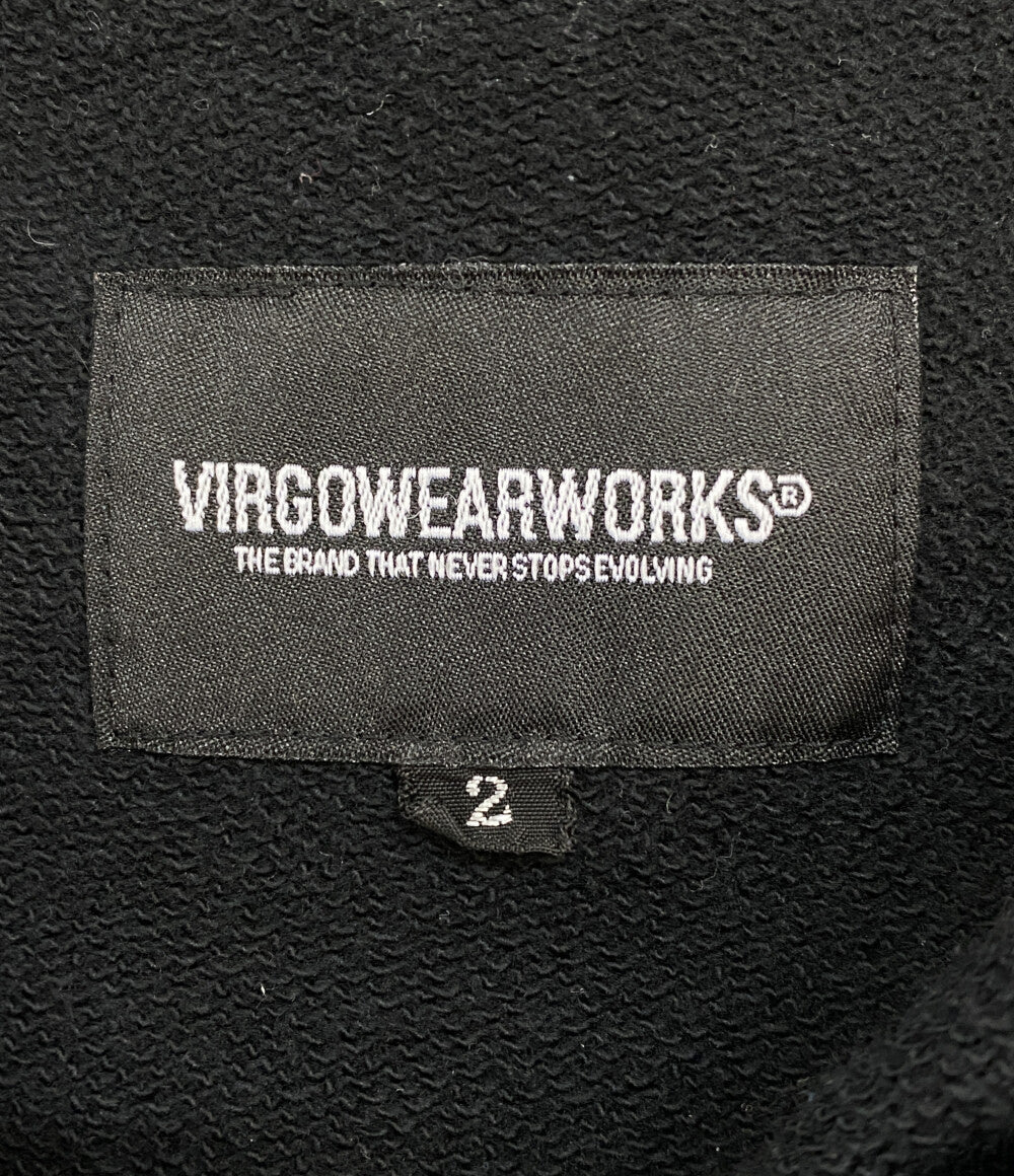 VIRGOwearworks ヴァルゴウェアワークス スウェット VG-SWT-171 BLACK 切り返し メンズ SIZE 2