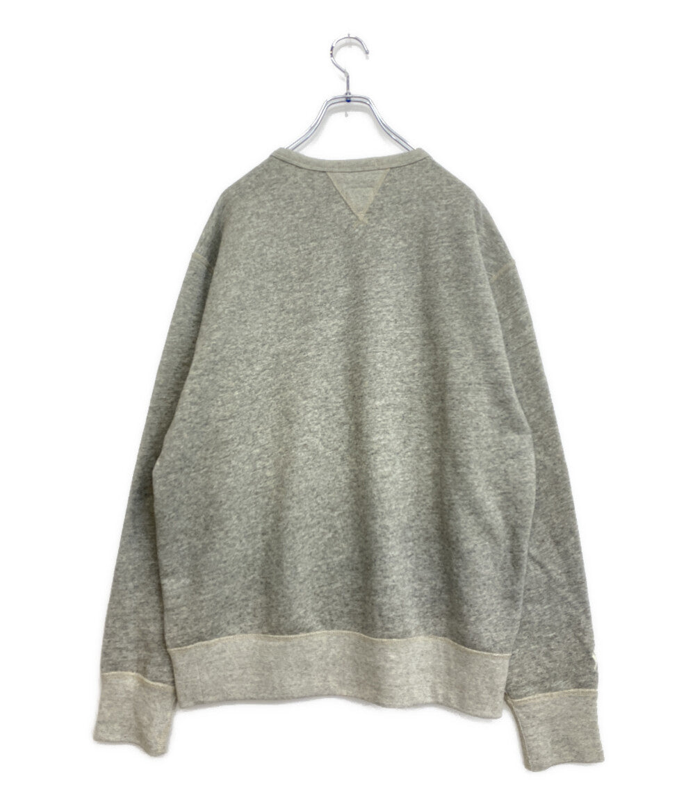 美品 POLO RALPH LAUREN スウェット ヤンキース COOPERSTOWN 両V ステンシル メンズ SIZE L ポロ・ラルフローレン