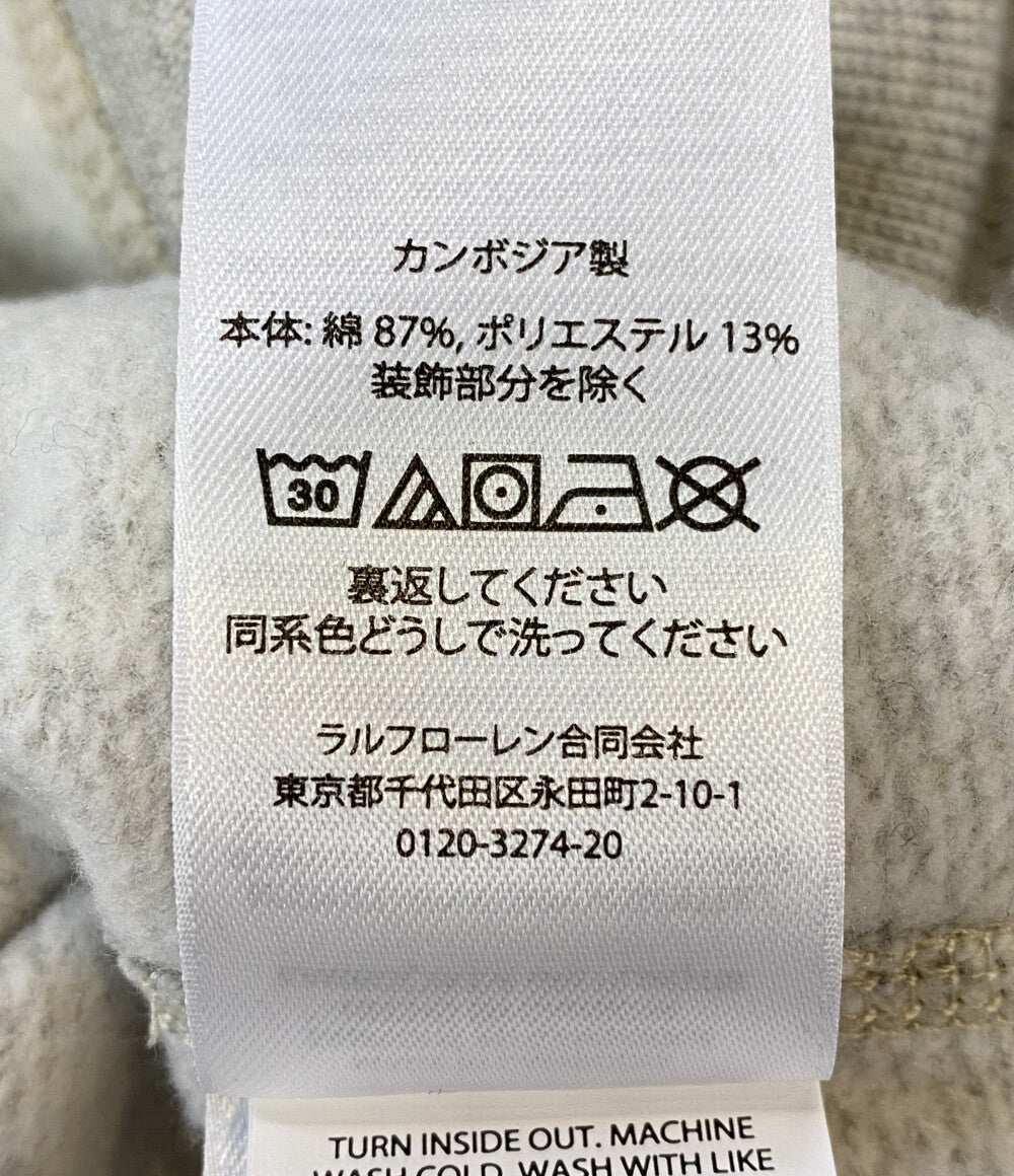 美品 POLO RALPH LAUREN スウェット ヤンキース COOPERSTOWN 両V ステンシル メンズ SIZE L ポロ・ラルフローレン