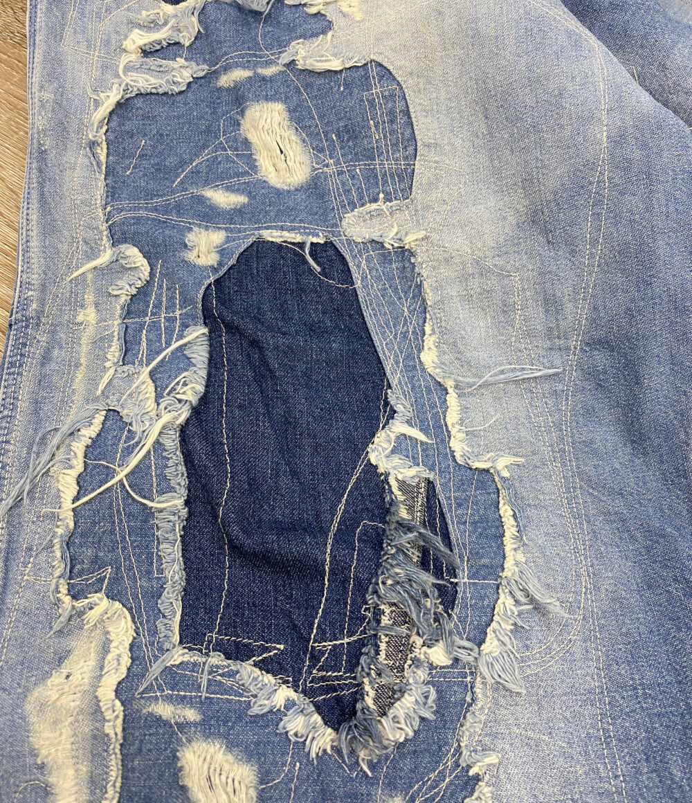RRL RALPH LAUREN オーバーオール 24SS REPAIRED ダメージ加工 メンズ SIZE L ダブルアールエル