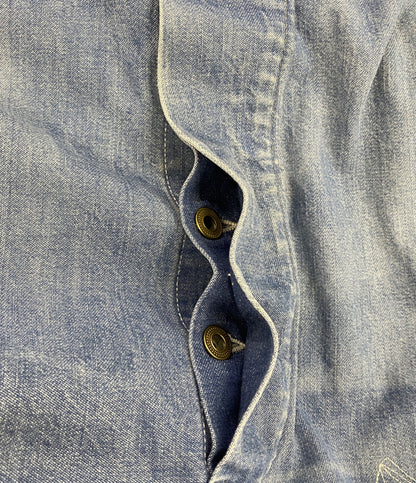 RRL RALPH LAUREN オーバーオール 24SS REPAIRED ダメージ加工 メンズ SIZE L ダブルアールエル