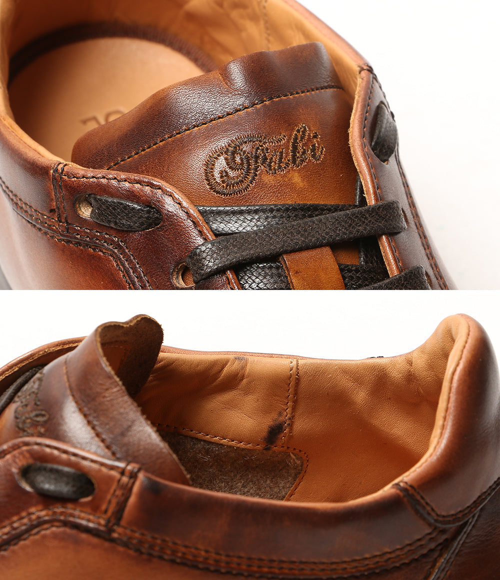 Fabi ファビ ドレスシューズ レザースニーカー ブラウン イタリア製 メンズ SIZE 41
