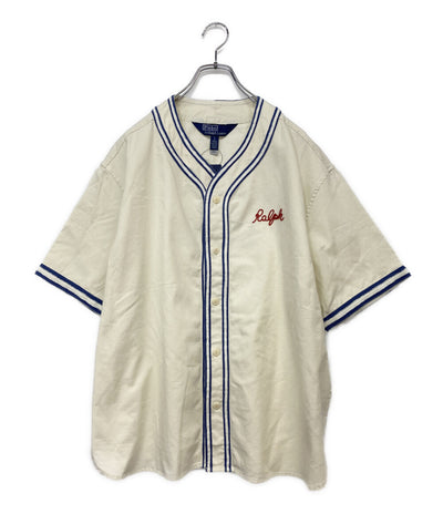 美品 POLO RALPH LAUREN ベースボールシャツ 26SS クラシック フィット メンズ SIZE L ポロ・ラルフローレン
