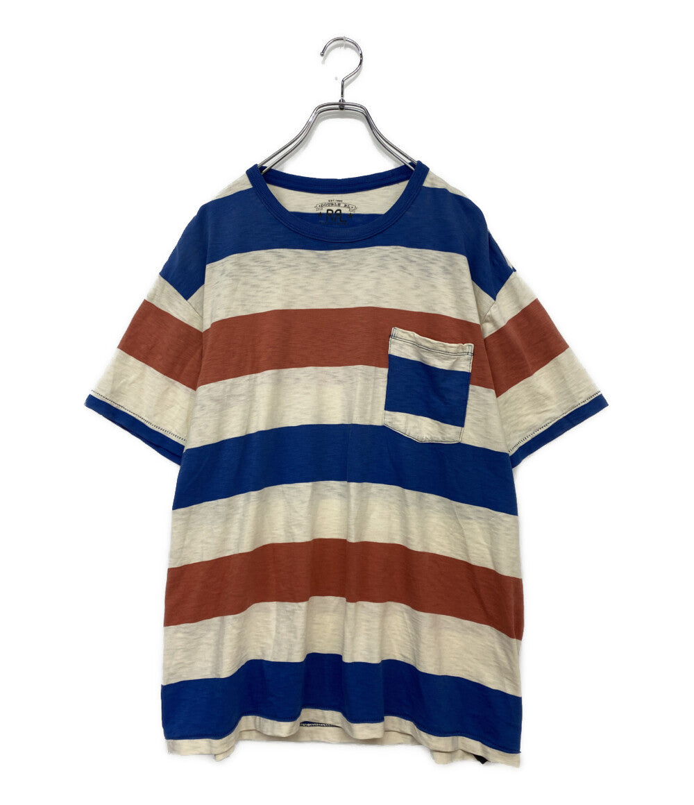 RRL RALPH LAUREN ジャージーポケットTシャツ ボーダー メンズ SIZE XL ダブルアールエル