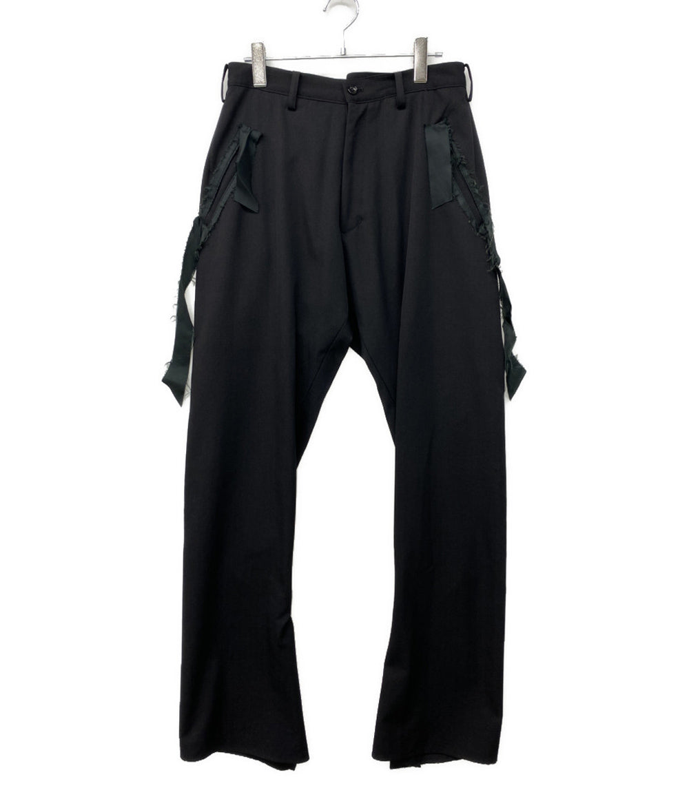 sulvam パンツ スラックス ブラック SR-P03-100 23SS メンズ SIZE M サルバム