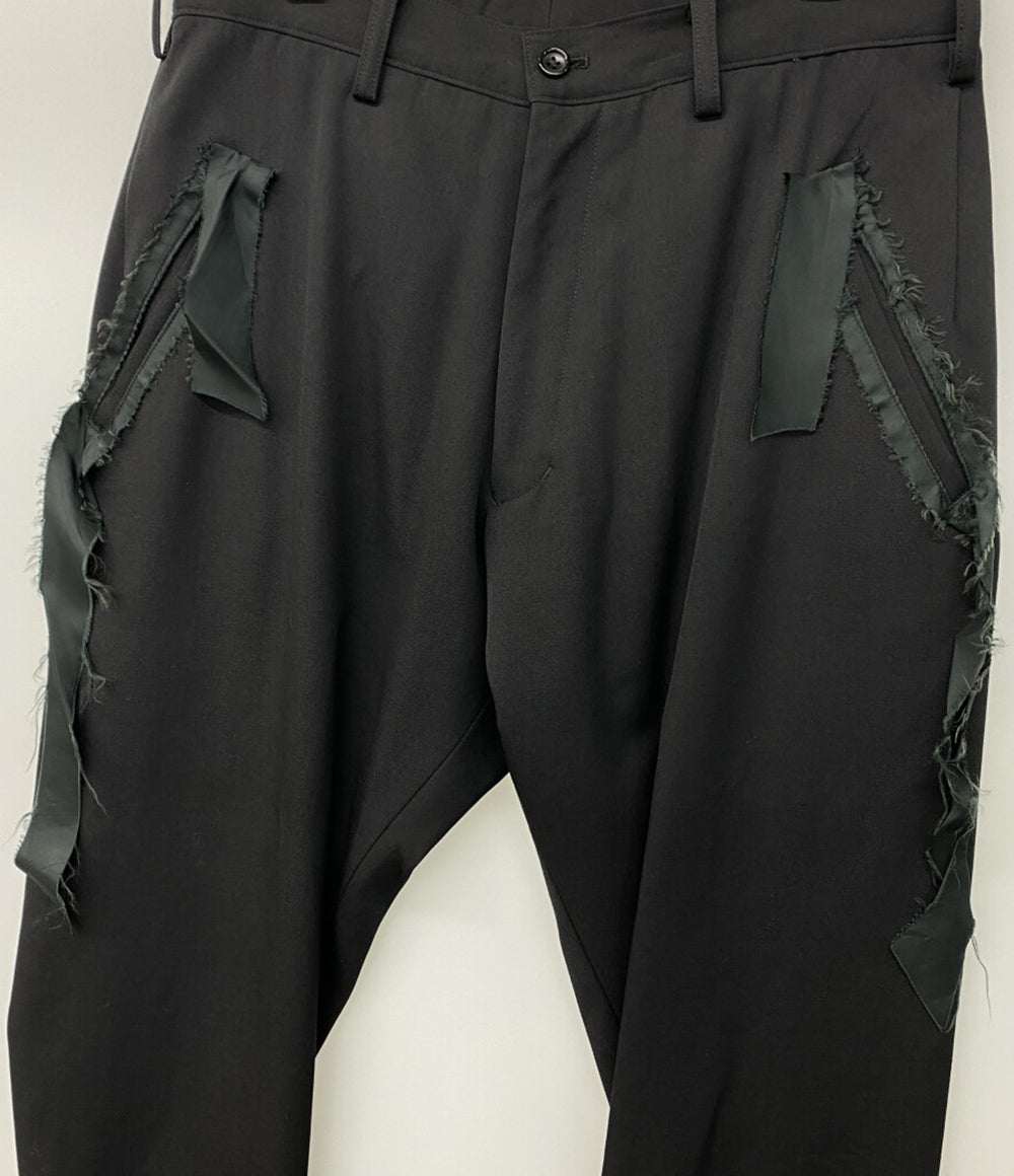sulvam パンツ スラックス ブラック SR-P03-100 23SS メンズ SIZE M サルバム