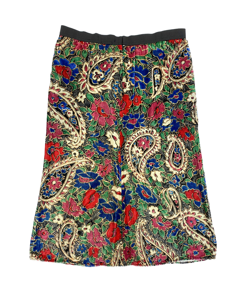 ISABEL MARANT 総柄ベロアフレアスカート レディース SIZE 38 イザベルマラン