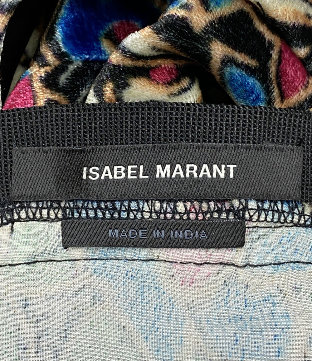ISABEL MARANT 総柄ベロアフレアスカート レディース SIZE 38 イザベルマラン