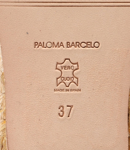 PALOMA BARCELO サンダル ブラック ALES 652393 レディース SIZE 37 パロマバルセロ