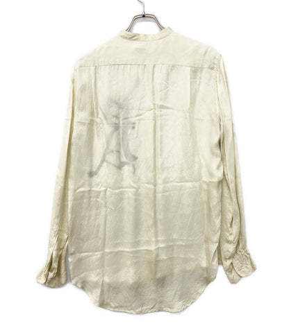 DRIES VAN NOTEN 長袖シャツ 15SS アイボリー バンドカラー メンズ SIZE 46 ドリスヴァンノッテン