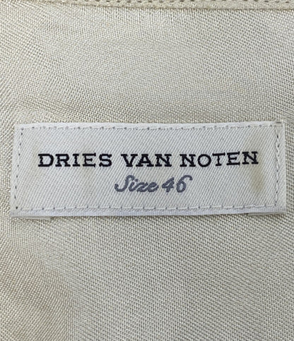 DRIES VAN NOTEN 長袖シャツ 15SS アイボリー バンドカラー メンズ SIZE 46 ドリスヴァンノッテン