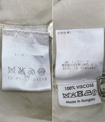 DRIES VAN NOTEN 長袖シャツ 15SS アイボリー バンドカラー メンズ SIZE 46 ドリスヴァンノッテン