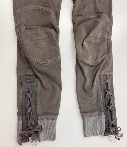 DRIES VAN NOTEN スウェットバイカーパンツ riri 73-04-44-04005 メンズ SIZE 44 ドリスヴァンノッテン