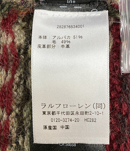 ダブル アール エル ラルフ ローレン ロングニットコート レディース SIZE 4 RRL RALPH LAUREN