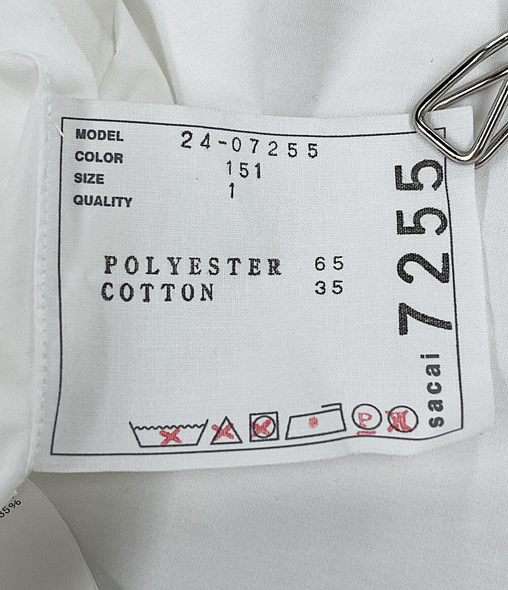 美品 sacai キャミソール 24-07255 ホワイト レディース SIZE 1 サカイ