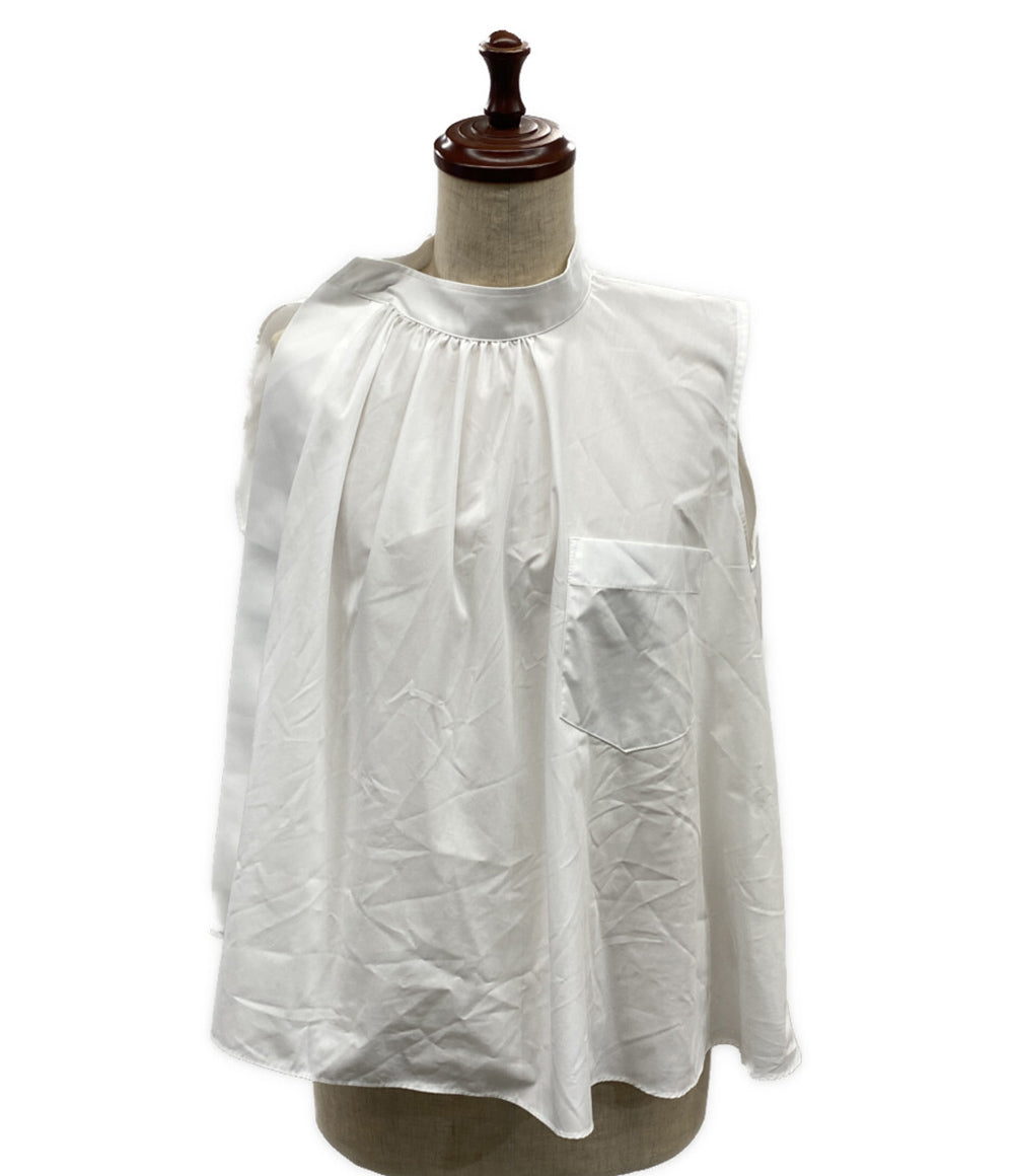 美品 sacai キャミソール 24-07255 ホワイト レディース SIZE 1 サカイ