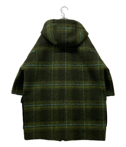 MSGM ダッフルコート グリーン チェック レディース SIZE 38 エムエスジーエム