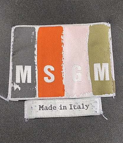 MSGM ダッフルコート グリーン チェック レディース SIZE 38 エムエスジーエム