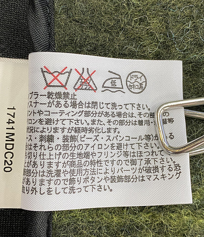 MSGM ダッフルコート グリーン チェック レディース SIZE 38 エムエスジーエム