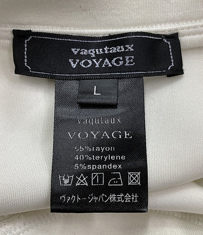 vaqutaux VOYAGE ヴァクトーヴォヤージュ カットソー ホワイト レディース SIZE L