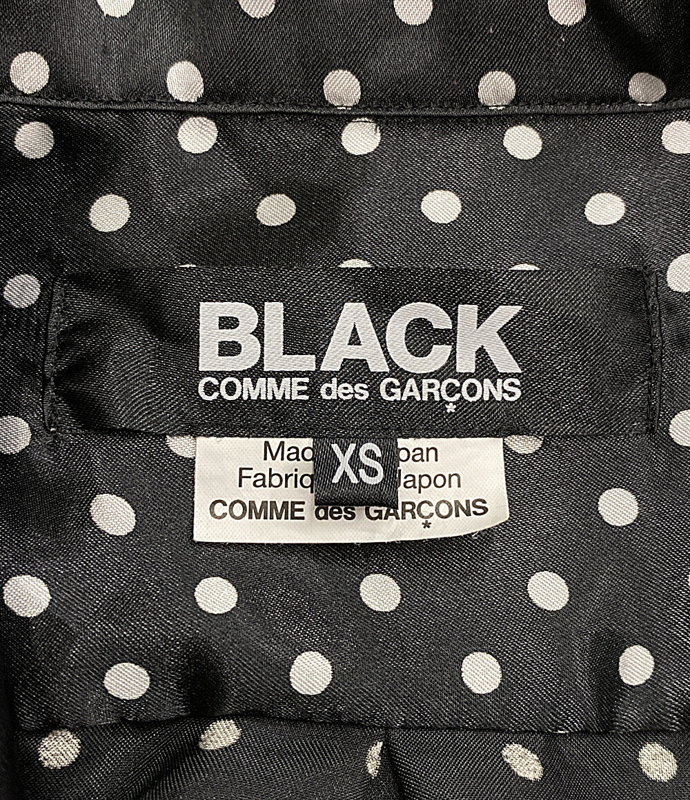 COMME des GARCONS ブラウス サテン ドッド 1K-B019 レディース SIZE XS コムデギャルソン