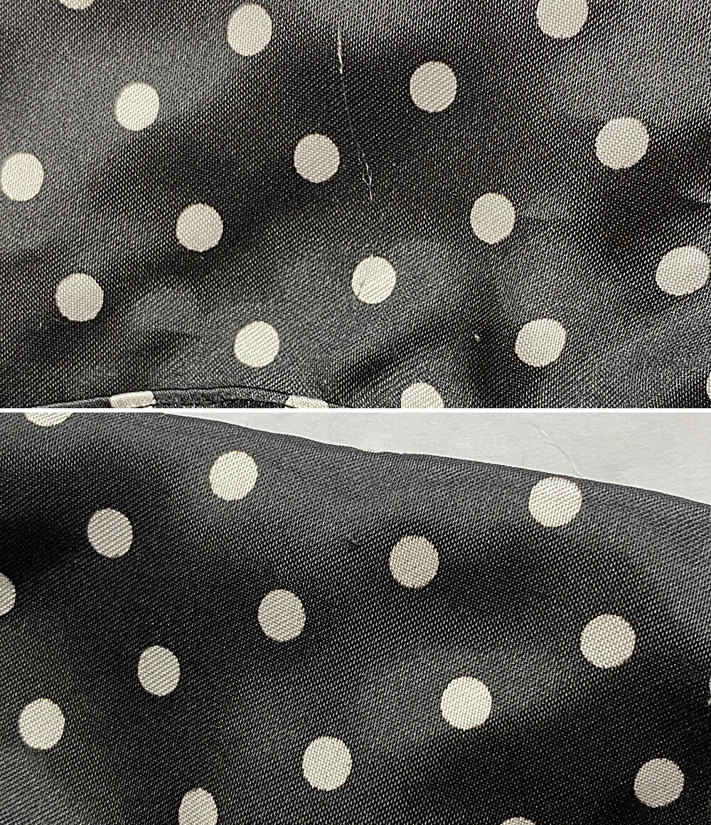 COMME des GARCONS ブラウス サテン ドッド 1K-B019 レディース SIZE XS コムデギャルソン
