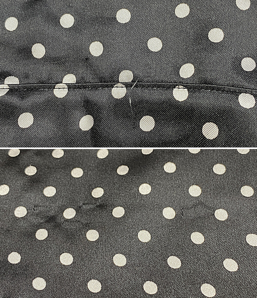 COMME des GARCONS ブラウス サテン ドッド 1K-B019 レディース SIZE XS コムデギャルソン