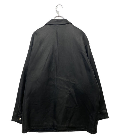 H BEAUTY＆YOUTH UNITED ARROWS エイチビューティーアンドユース レザー カバーオール 1225-299-9587 メンズ SIZE LARGE