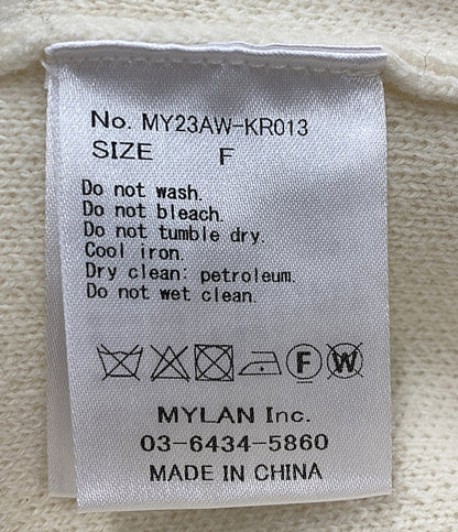 MYLAN マイラン ウールカシミヤニット オープンショルダー レディース SIZE F