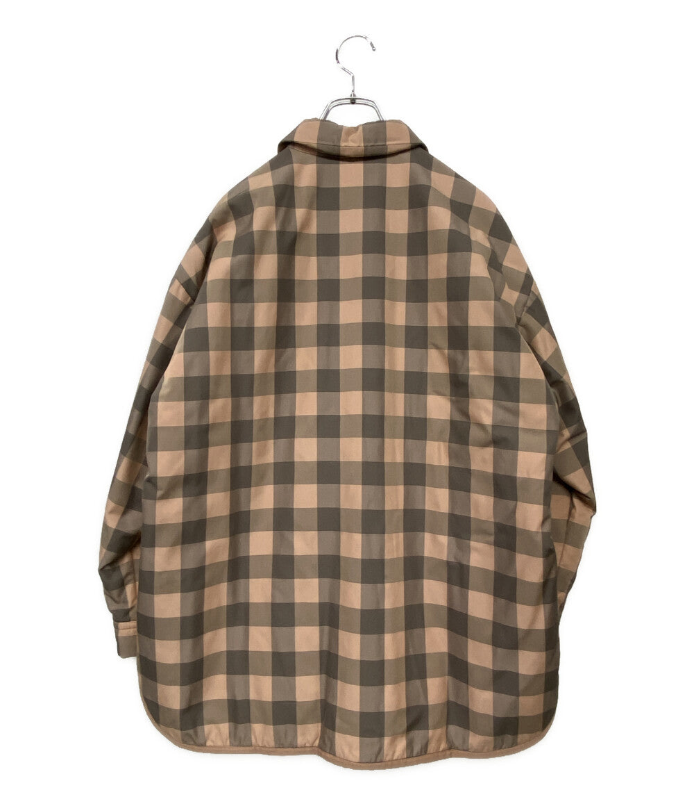 Drawer ブロックチェックパディングシャツジャケット レディース SIZE - ドゥロワー