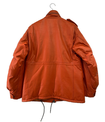 A BATHING APE ダウンジャケット レザーダウン M-65 メンズ SIZE M アベイシングエイプ
