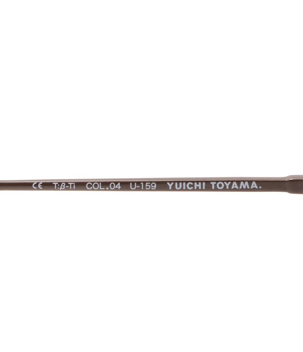美品 ユウイチ トヤマ. サングラス U-159 ブラウン     U-159 メンズ   YUICHI TOYAMA.