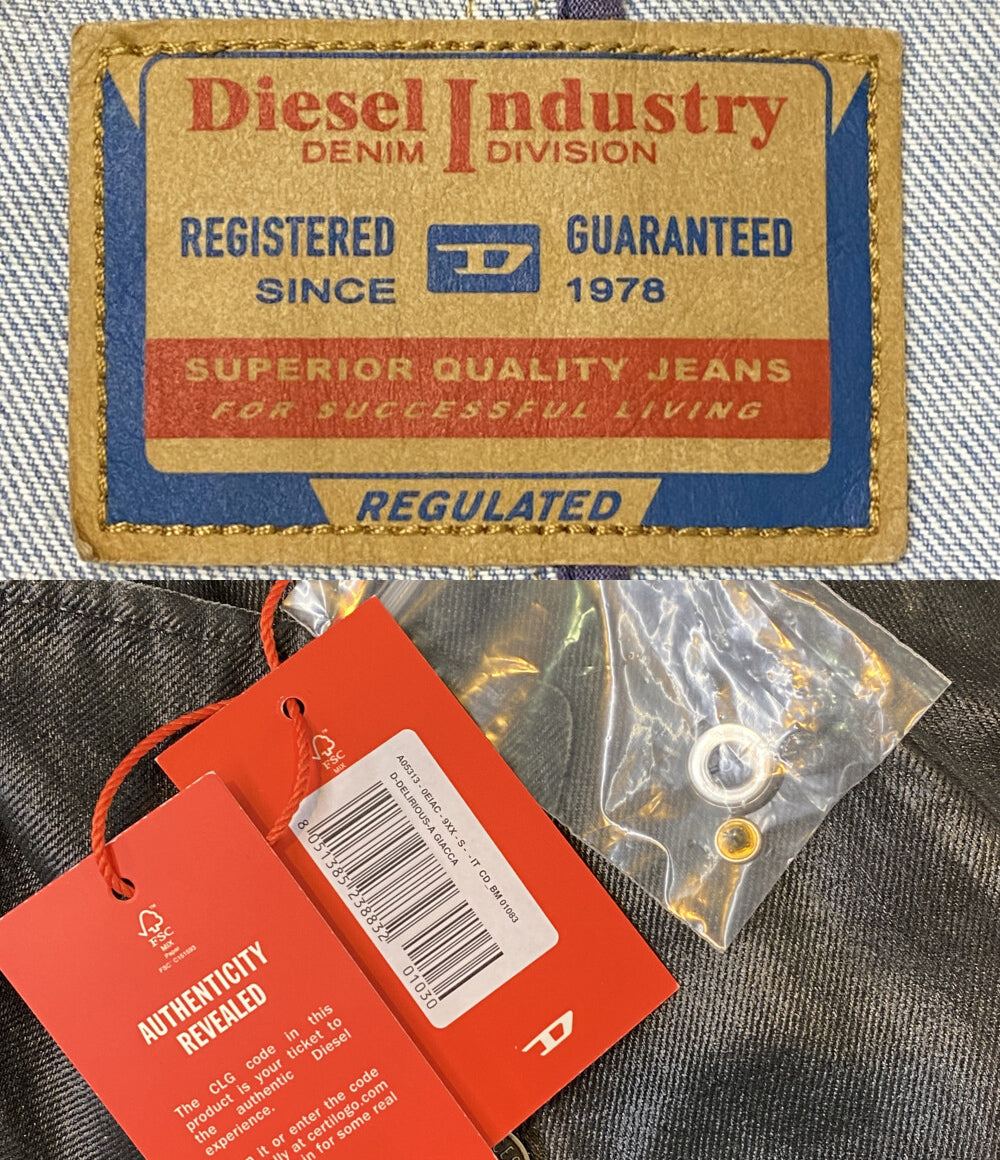 ディーゼル コーティングデニムトレンチコート メンズ SIZE S DIESEL