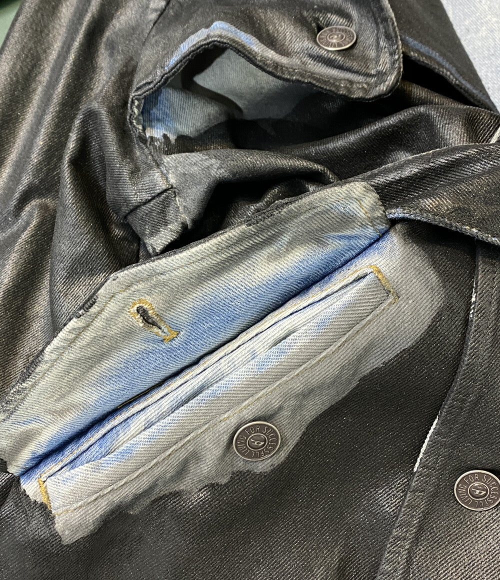 ディーゼル コーティングデニムトレンチコート メンズ SIZE S DIESEL