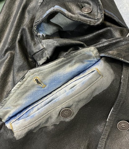 ディーゼル コーティングデニムトレンチコート メンズ SIZE S DIESEL