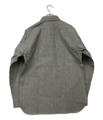 ナイジェルケーボン 美品 長袖シャツ 8047-00-10051 NEW MEDICAL SHIRT      メンズ SIZE 52  NIGEL CABOURN