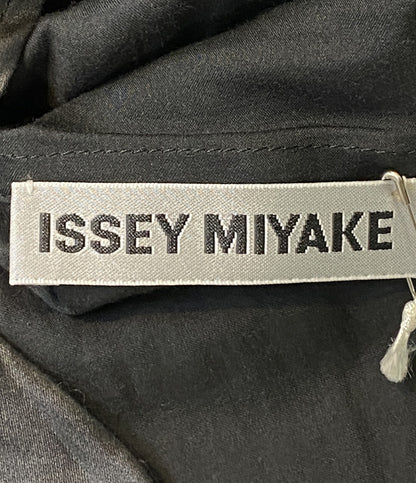 ISSEY MIYAKE 長袖シャツ LUSTER SHIRT ブラック IM23FJ022 メンズ SIZE 2 イッセイミヤケ