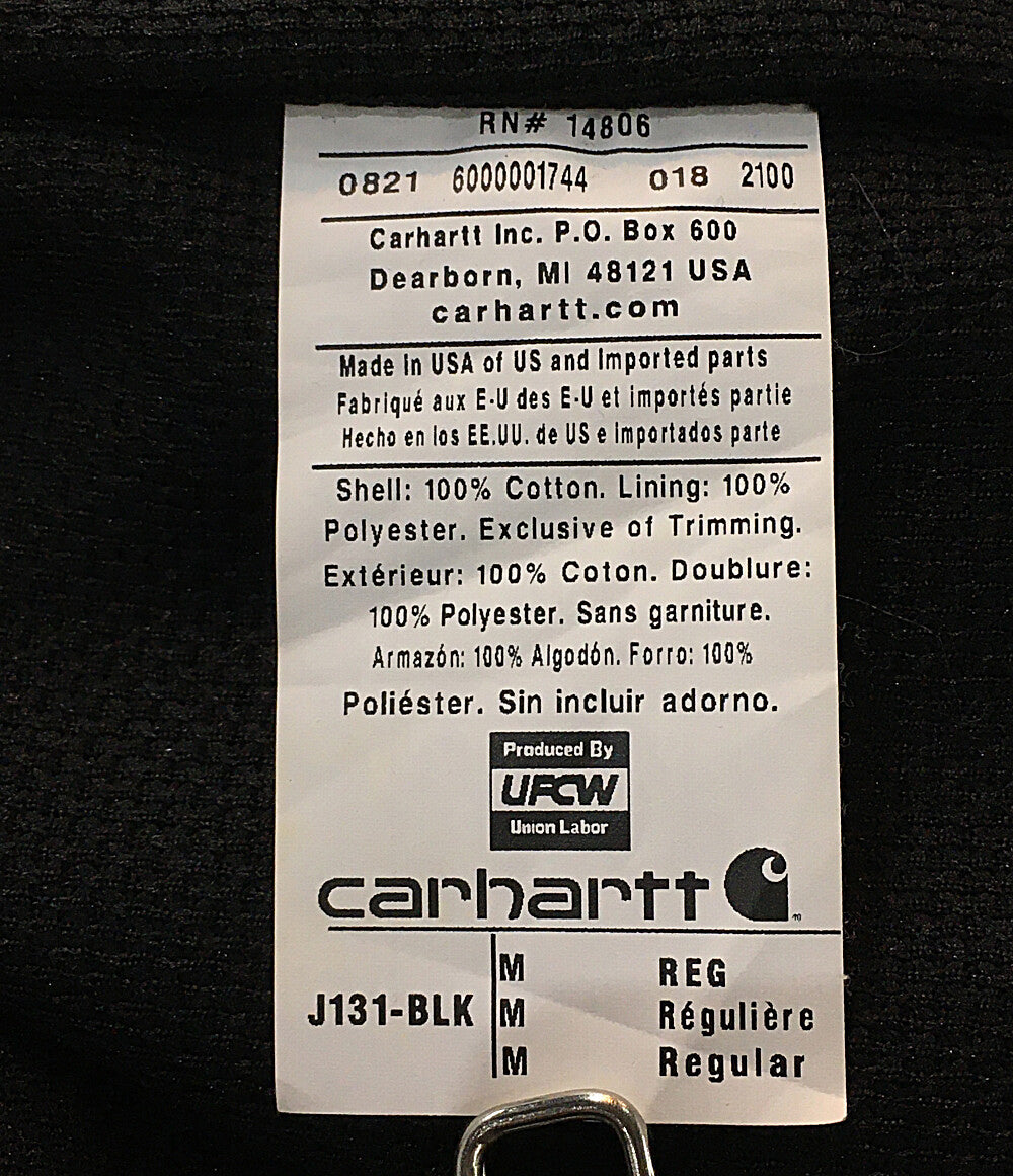 カーハート  アクティブジャケット ブラック J131-BLK      メンズ SIZE M  Carhartt