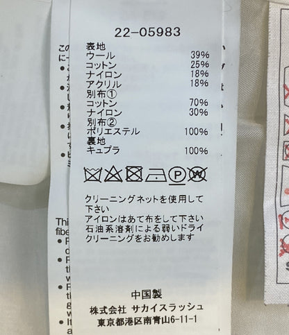 sacai ジャケット ホワイト 22ss 22-05983 レディース SIZE 2 サカイ